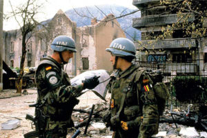 Brigada Paracaidista. Cascos azules (Naciones Unidas)