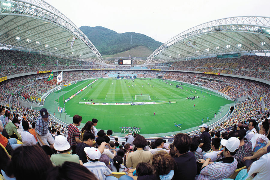 Eventos deportivos. Campo de fútbol.