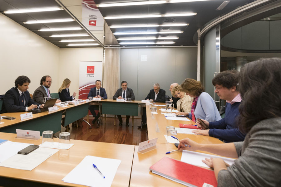Reunión del Plan de Protección Civil ante Atentados Terroristas de la Comunidad de Madrid