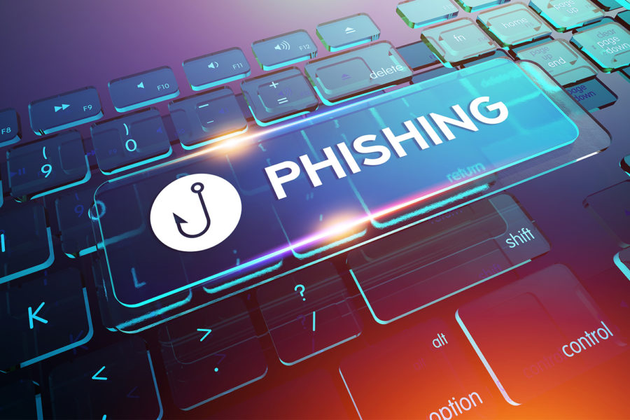 Teclado con phishing