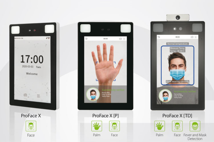 ProFace X Series de Zkteco. Verificación facial.