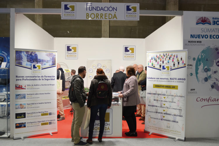 Stand Fundación Borredá sicur 2020.