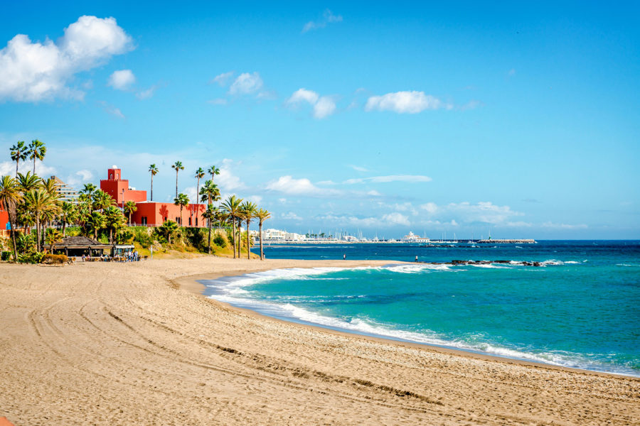 Una playa de Andalucía