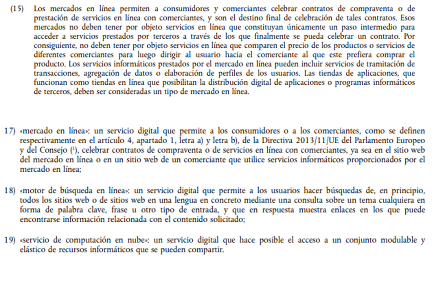 mercado en línea, motor de búsqueda y servicios de computación en la nube