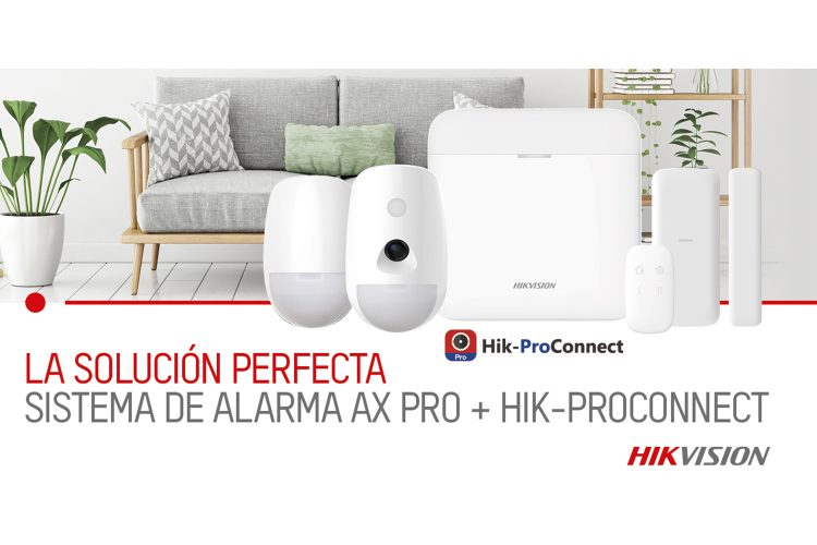 Sistema de alarma para la casa de Hikvision.