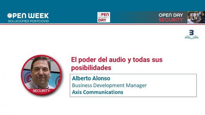 Alberto Alonso. Axis Communications. Open Week 2020