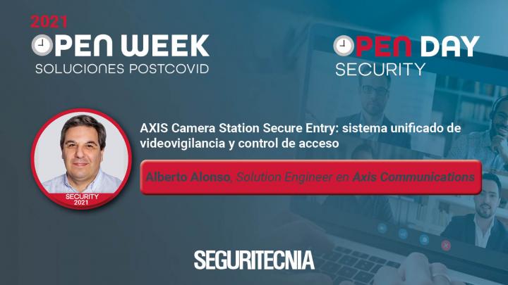 Alberto Alonso, Solution Engineer en Axis Communications. Security Open Day 2021.