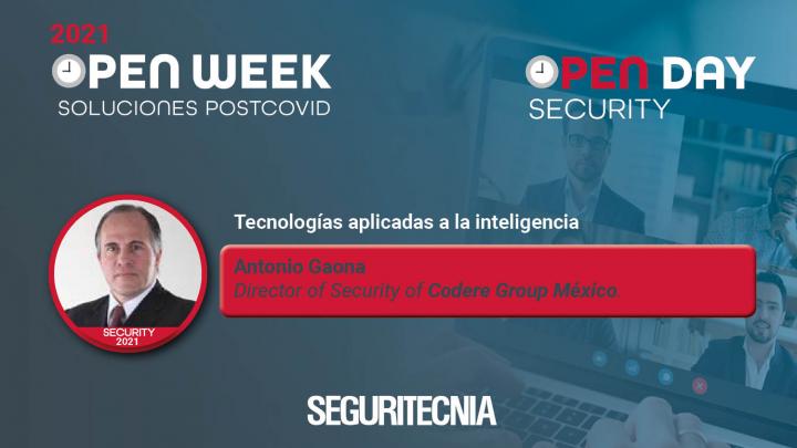 Antonio Gaona, Director of Security of Codere Group México. Security Open Day 2021.