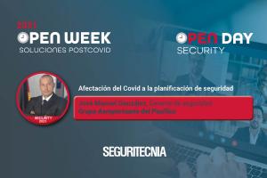 José Manuel González, gerente de seguridad de Grupo Aeroportuario del Pacífico. Open Security Day 2021.