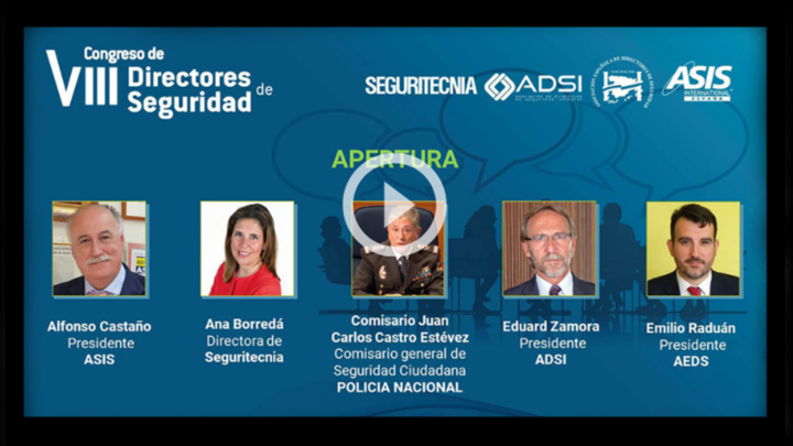 Apertura del VIII Congreso de Directores de Seguridad.