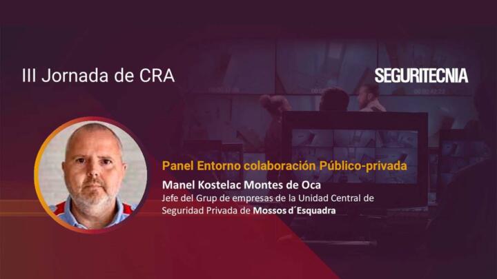 Manel Kostelac Montes de Oca, jefe del Grup de empresas de la Unidad Central de Seguridad Privada de Mossos d´Esquadra.