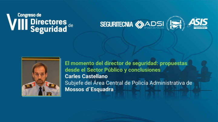 Carles Castellano, subjefe del Área Central de Policía Administrativa de Mossos d´Esquadra.