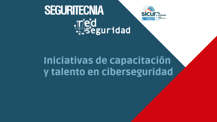 Mar López, representante de Woman4cyber; Casimiro Nevado, inspector Policía Nacional y representante de Ciberwall; José Luis González Morales, Comandante de la Guardia Civil, responsable institucional del proyecto Ciberleague y Juanjo Arenas, redactor de Seguritecnia y Red Seguridad, como moderador.