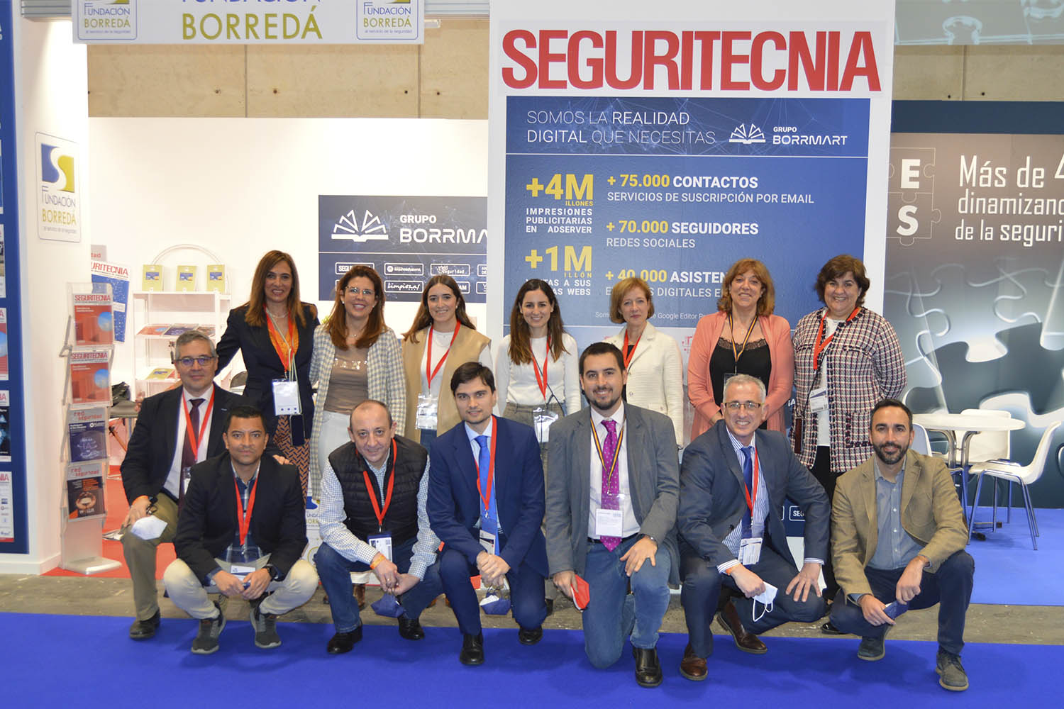 Equipo de Seguritecnia en SICUR 2022.