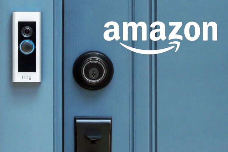 Puerta con timbre inteligente Ring de Amazon
