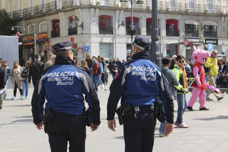 Policía Municipal de Madrid.