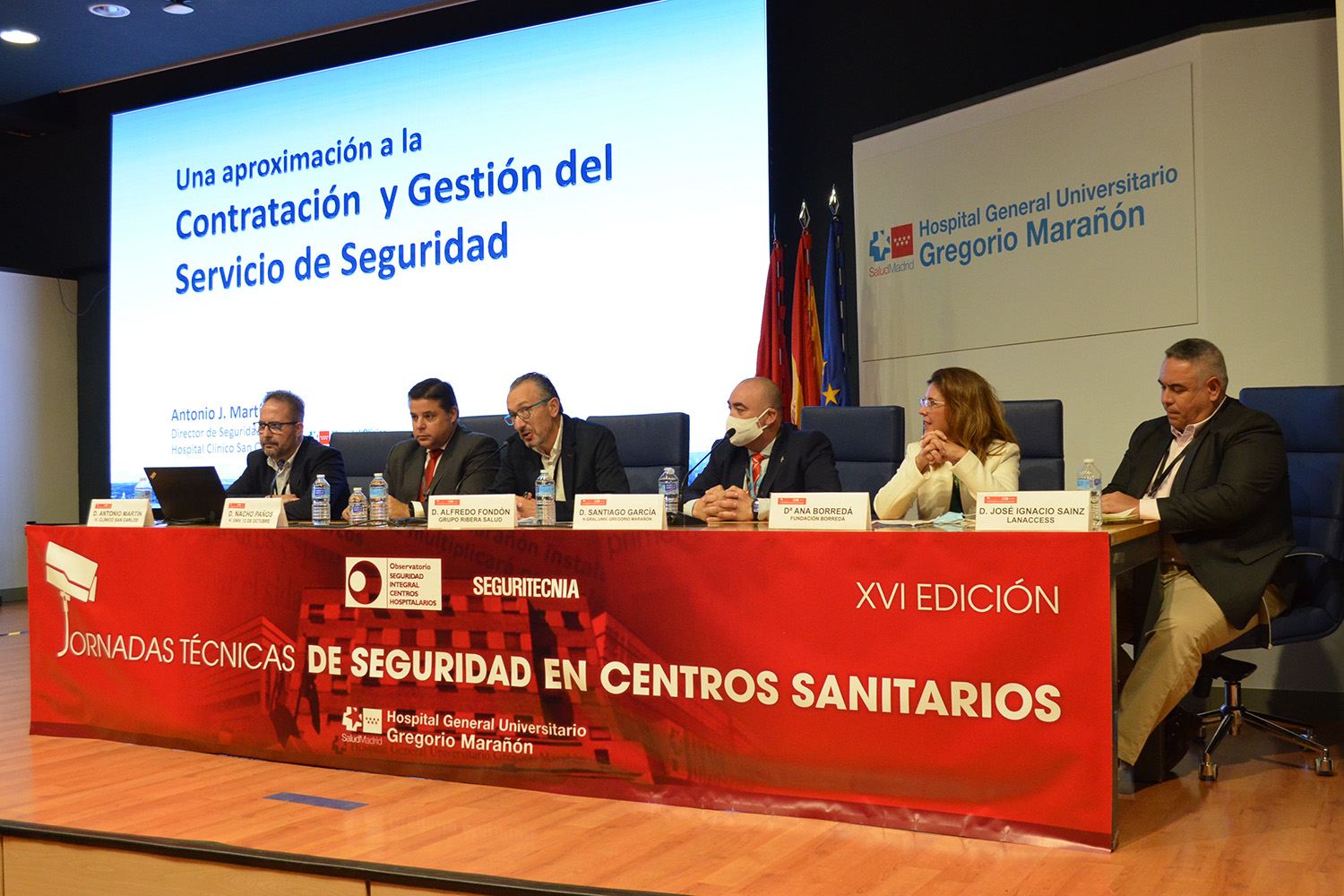 Mesa XVI Jornadas Técnicas de Seguridad en Centros Sanitarios Gestión de la seguridad en el ámbito hospitalario