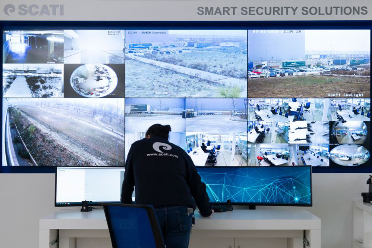 Logistica-SCATI-videowall-CCTV