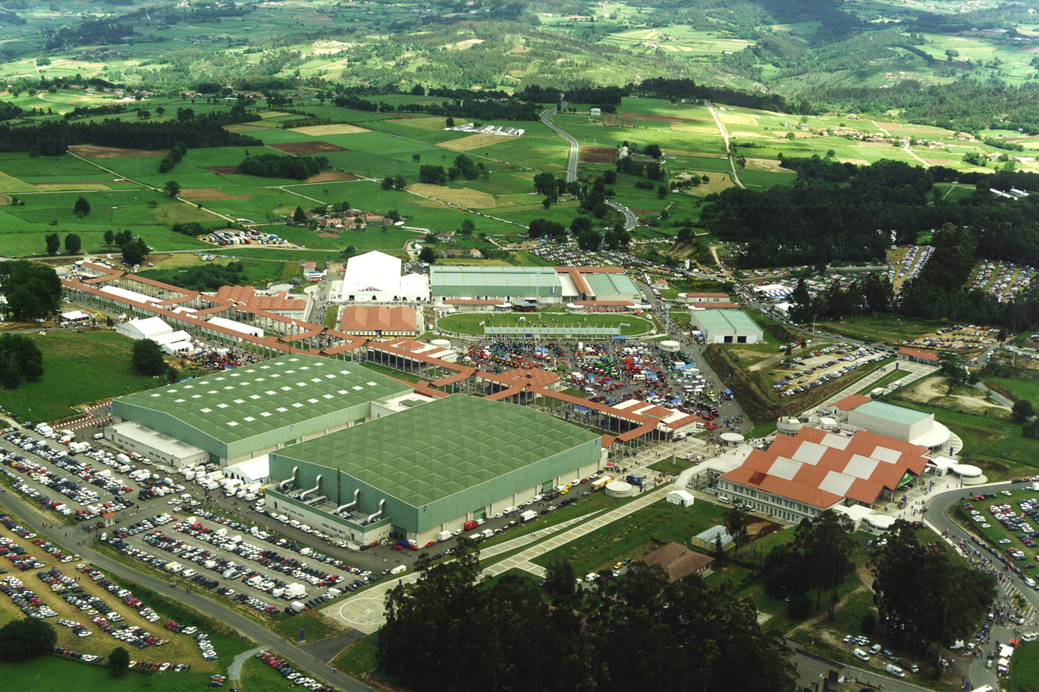 Vista aérea recinto Feira Internacional de Galicia ABANCA