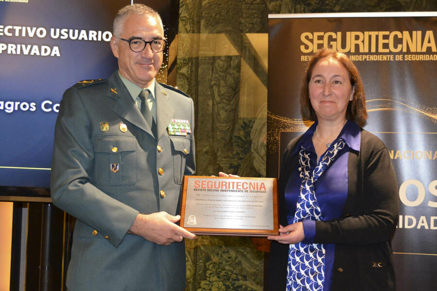 Premio a Milagros Coira en los 35º Trofeos Internacionales de la Seguridad.