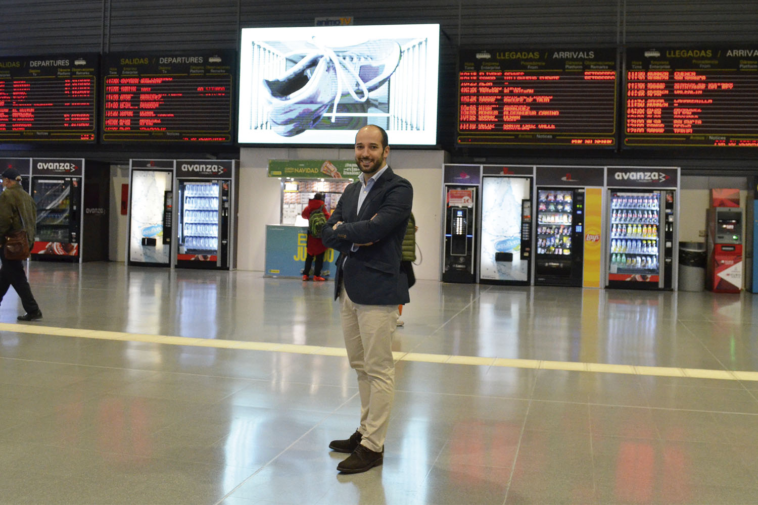 Santiago Pacheco, director de Seguridad de la Estación Sur de Autobuses de Madrid.