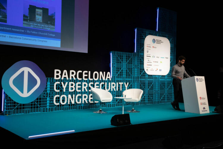 Conferencia durante el Barcelona Cybersecurity Congress 2022