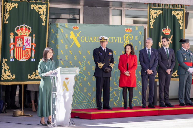 Toma de posesión de Mercedes González como directora de la Guardia Civil.