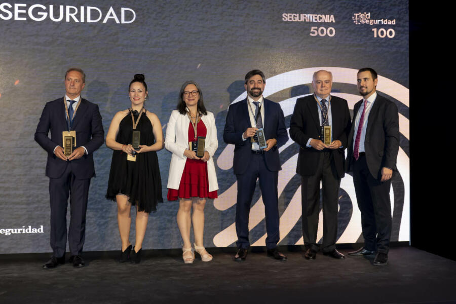 Víctor Junquera (Alarmkom), Montserrat Iglesias (EPSI-UAB), Sofía Herrero (Casmar), Alfonso Mata (Scati), Juan Muñoz (Crisis 24) y Javier Borredá (Seguritecnia).