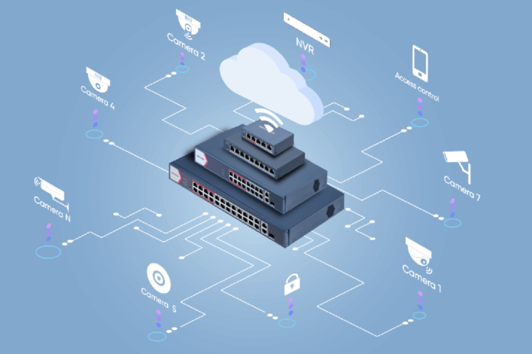 Conexiones de Smart Managed Switches