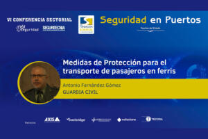 Antonio Fernández Gómez (Guardia Civil): Medidas de protección para el transporte de pasajeros en ferris