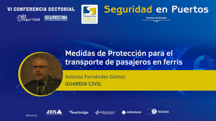 Antonio Fernández Gómez (Guardia Civil): Medidas de protección para el transporte de pasajeros en ferris