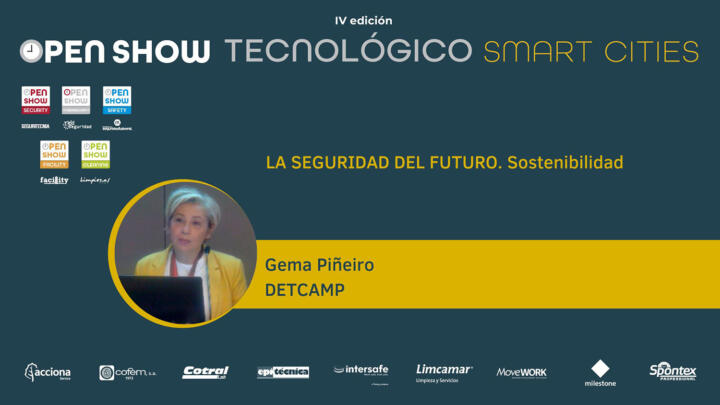 Gema Piñeiro (Detcamp): La seguridad del futuro, sostenibilidad