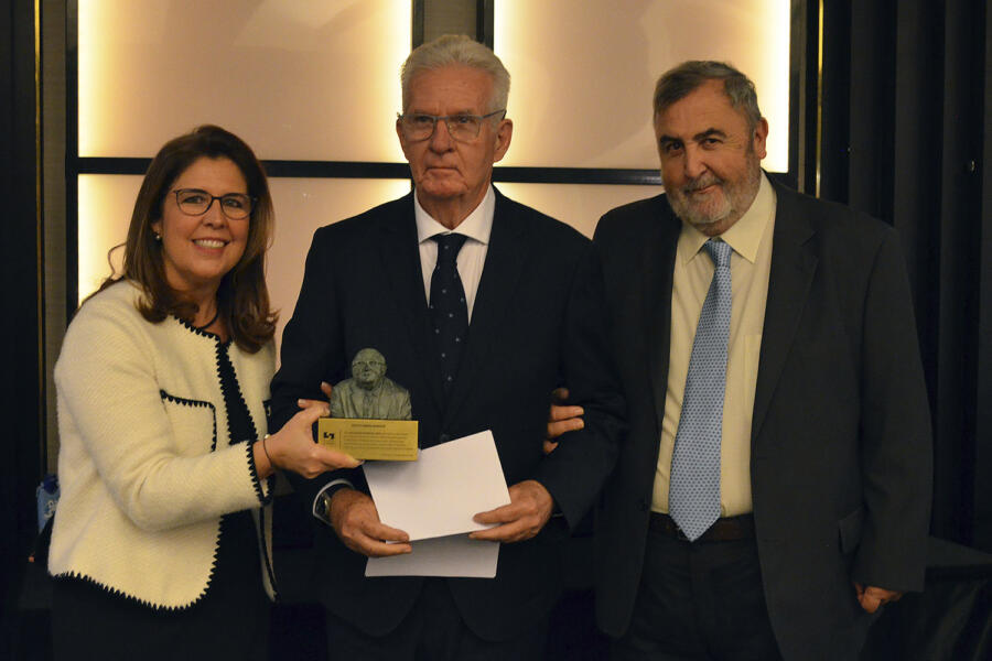 Ana Borredá, Juan Manuel Zarco y Javier Borredá.