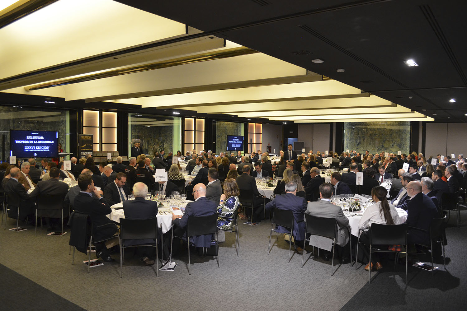 Presentes en la gala de la 36 edición de los Trofeos Internacionales de la Seguridad de Seguritecnia.