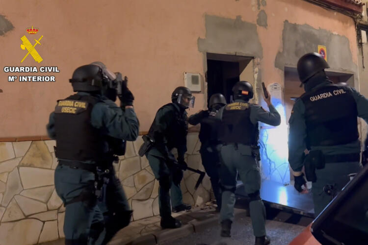 Operación Ranger de la Guardia Civil contra el narcotráfico.