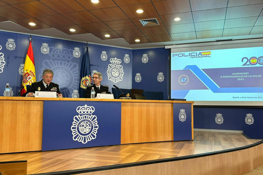 Juan Carlos Castro y Manuel Yanguas. Policía Nacional.