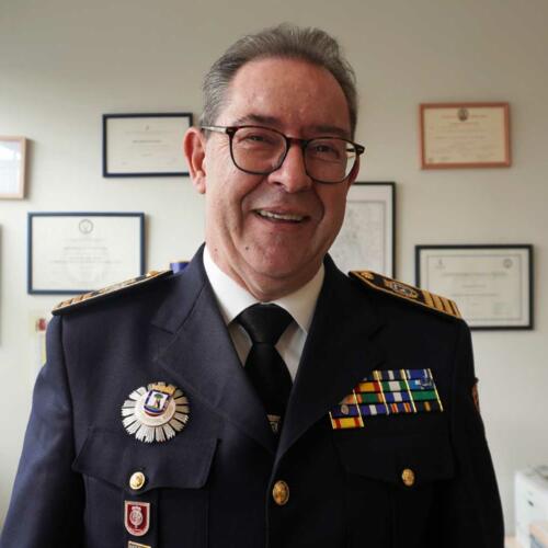 Comisario principal Oskar de Santos, jefe superior de la Policía Municipal de Madrid.