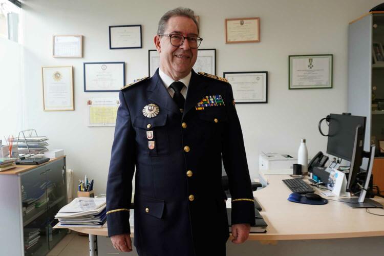Comisario principal Oskar de Santos, jefe superior de la Policía Municipal de Madrid.
