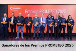 Ganadores de los Premios Prometeo 2025, de Ilunion Seguridad.