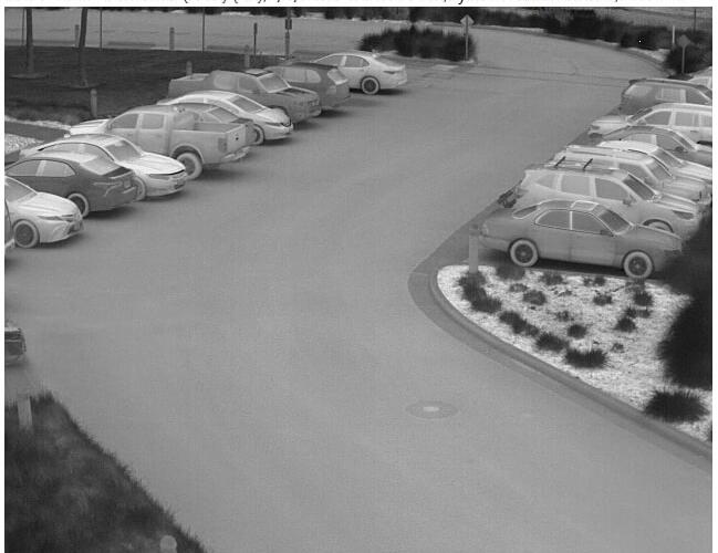 La visión térmica de la nueva FLIR PT-Series AI SR.