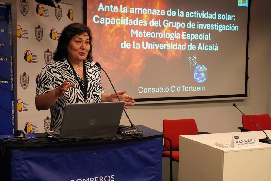 Consuelo Cid Tortuero, catedrática de Física Aplicada de la Universidad de Alcalá de Henares. Coordinadora del Servicio Nacional de Meteorología Espacial y del Grupo de investigación de Meteorología Espacial.