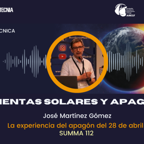 José Martínez Gómez: La experiencia del apagón del 28 de abril. Jornada ASELF