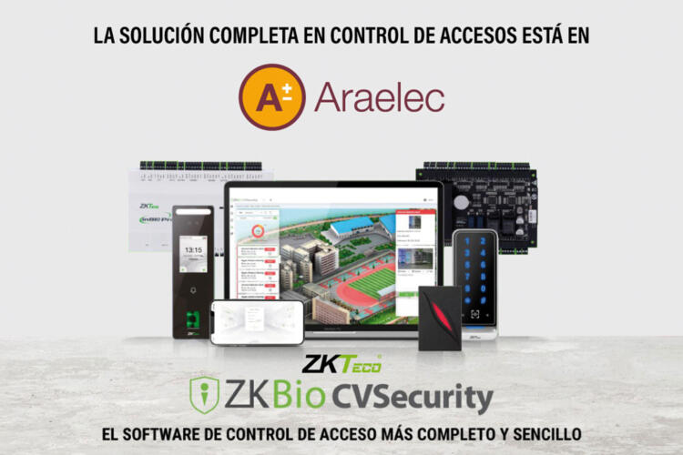Araelec y ZKTeco: control de accesos