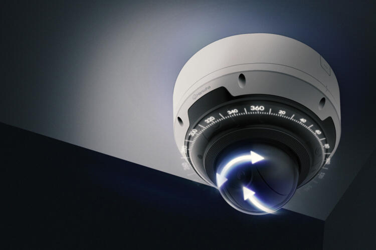 Cámara PTZ con IA y zoom 18x de Hanwha Vision