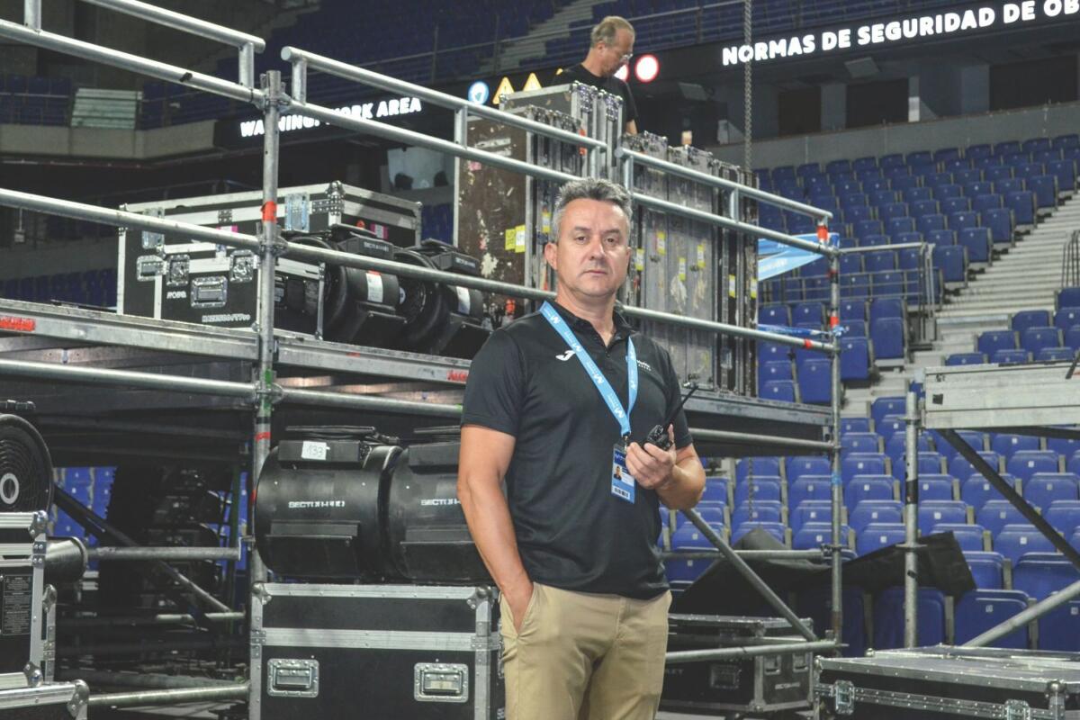 Entrevista a Juan Carlos Ruiz, de Movistar Arena, sobre las estrategias de seguridad en eventos multitudinarios.