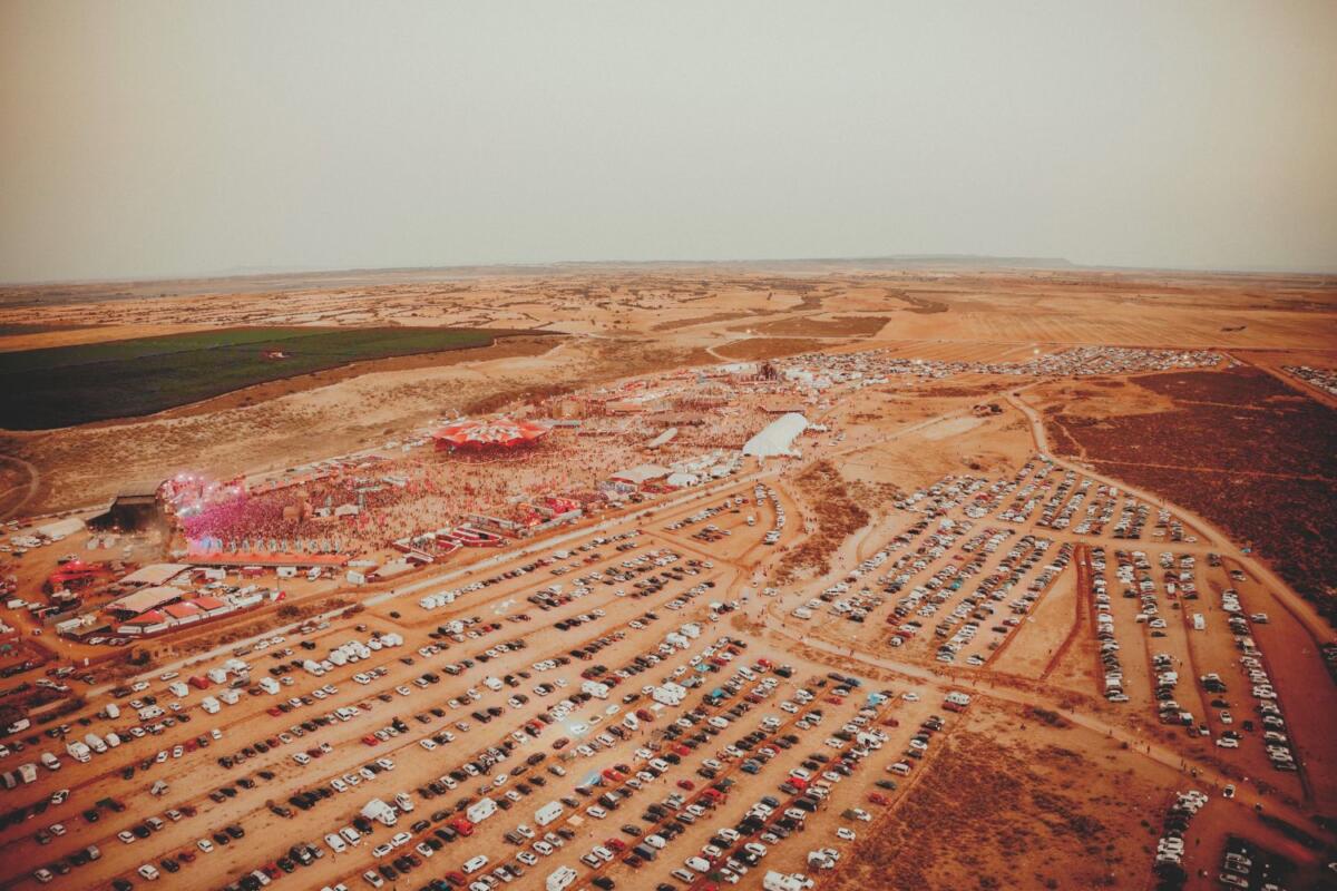 Parking de Monegros Desert Festival en 2024
