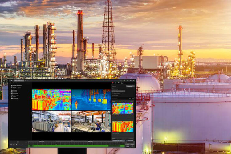 Videovigilancia de Hanwha Vision en el sector del petróleo y del gas