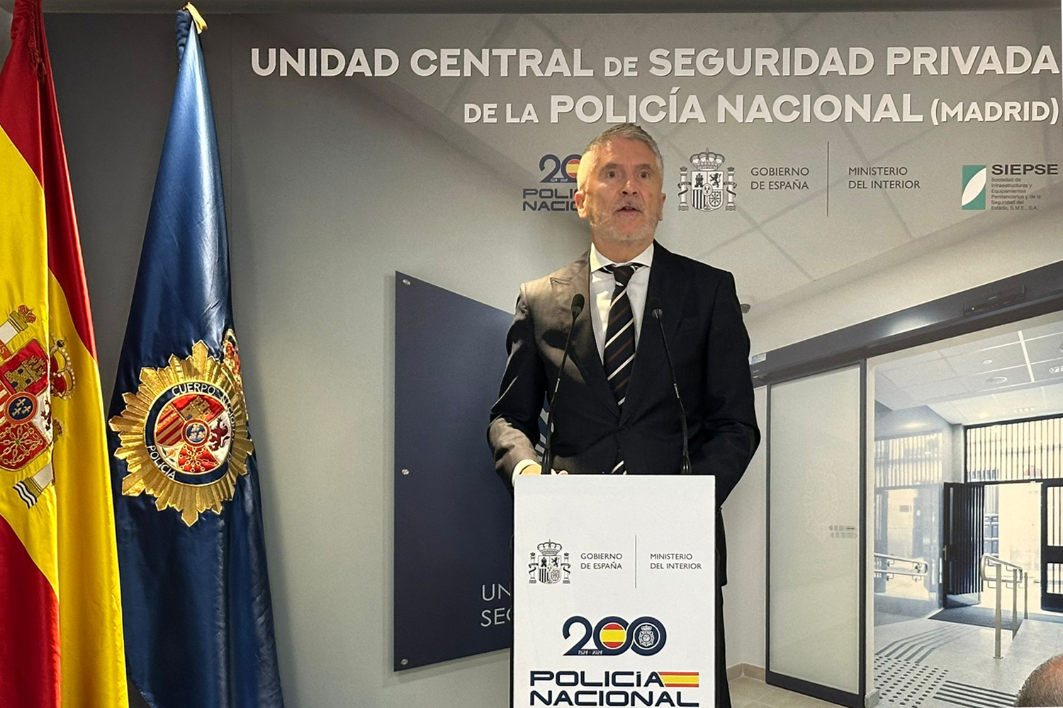 Fernando Grande-Marlaska inaugura la nueve sede de la UCSP