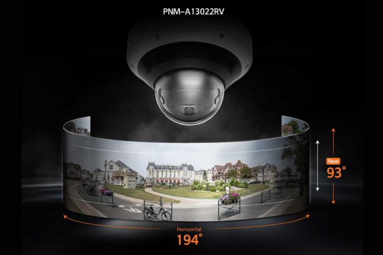 Cámaras Hanwha Vision modelo PNM-A13022RV.