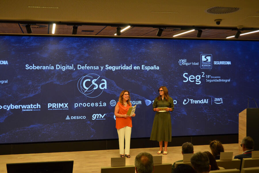 Ana Borredá (Fundación Borredá y Grupo Borrmart) y Yolanda Duro (Red Seguridad).